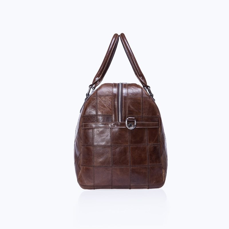 Sac de voyage en cuir véritable, Week-end – Image 3