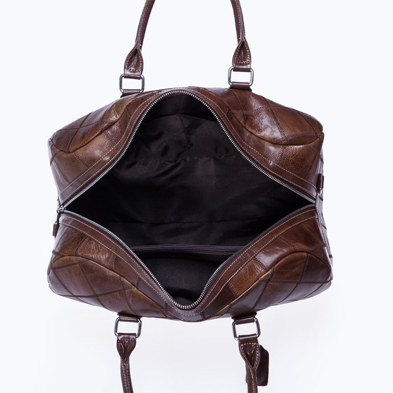 Sac de voyage en cuir véritable, Week-end – Image 5