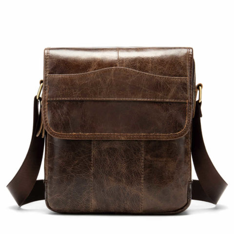 Sacs à bandoulière en cuir véritable
