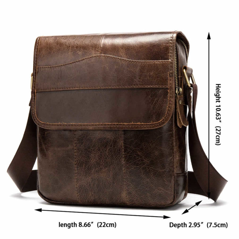 Sacs à bandoulière en cuir véritable – Image 7