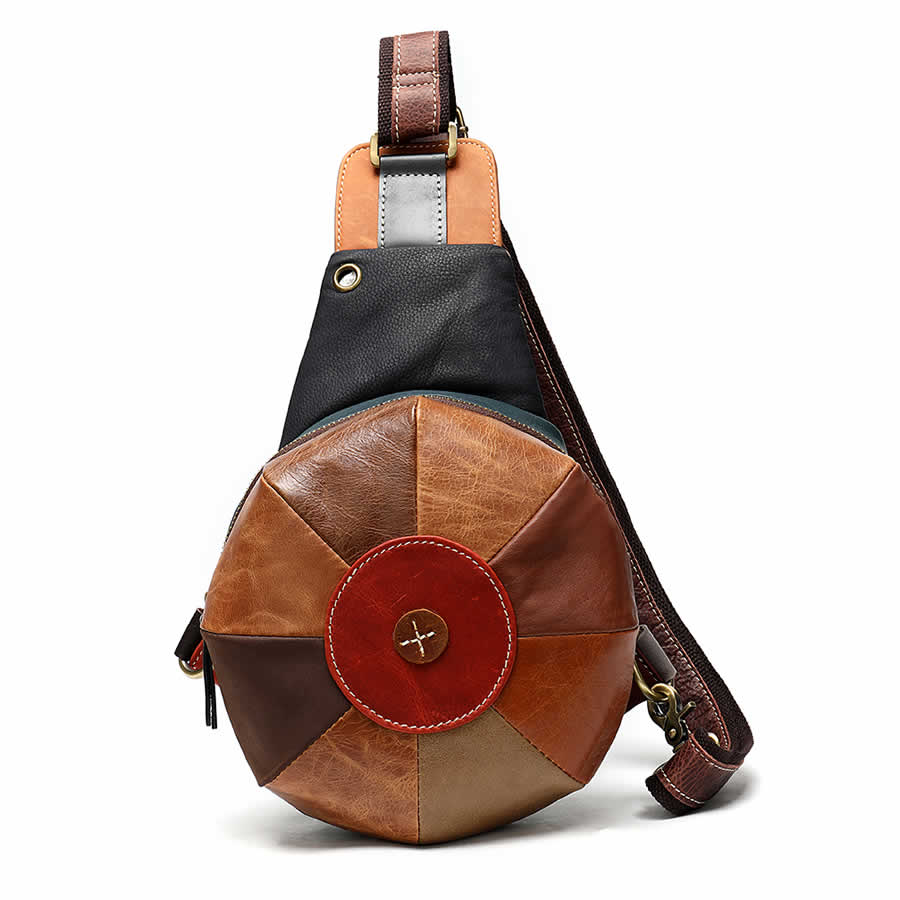 sacs5 Sac à bandoulière en cuir véritable – Image 1