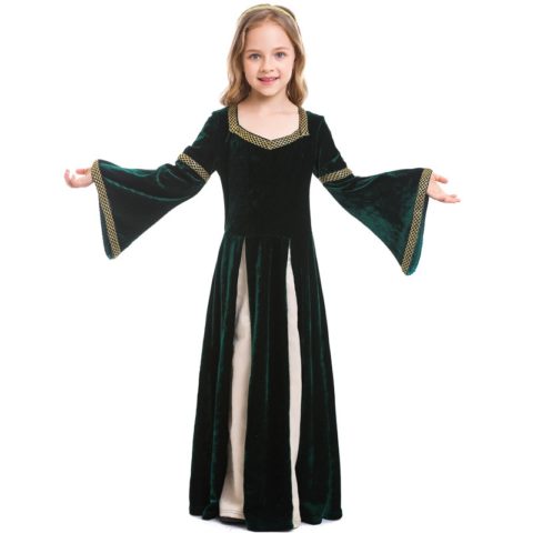 Costume de Princesse pour fille, déguisement avec accessoire