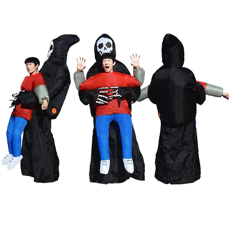 Costume gonflable de la faucheuse enlèvement, déguisement – Image 3