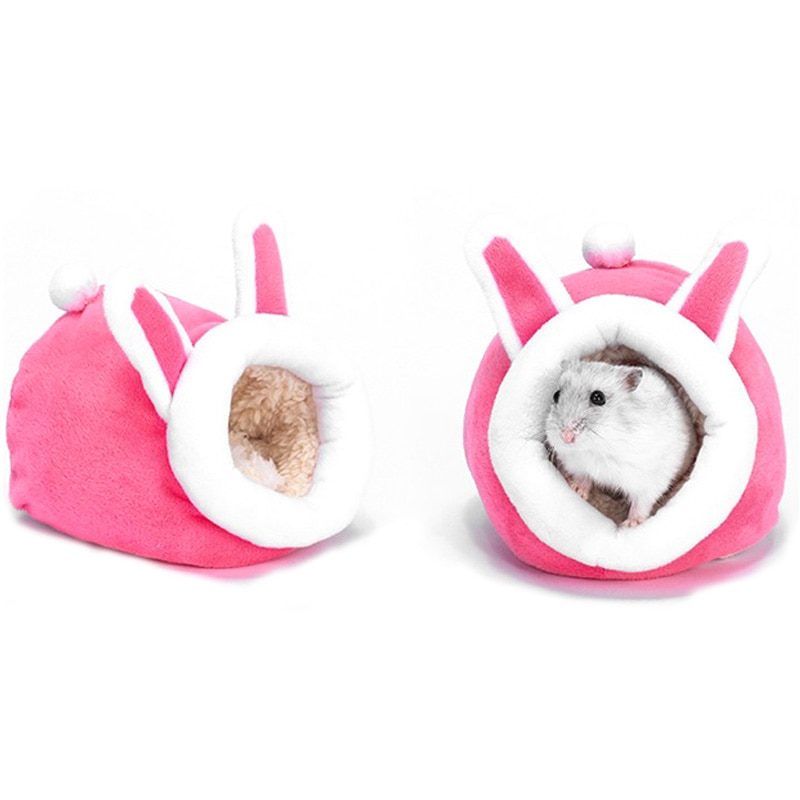 Lit maison d'hiver, niche pour lapin, cochon d'inde, rongeur – Image 4