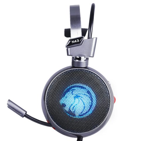 Casque de jeu avec microphone, ZOP N43, Surround 7.1 et LED – Image 3