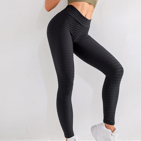 Legging épissé, taille haute, effet Push Up