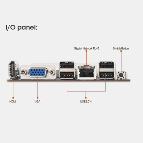 Carte mère minière, 8 GPU, DDR3, processeur intégré, faible consommation d'énergie, ETH – Image 3