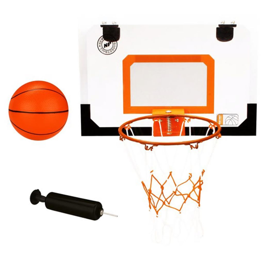 8716404278410_a_en_hd_1 Mini panneau de basket New Port avec anneau balle pompe – Image 1