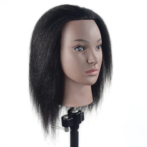Mannequin d’entraînement Afro, coiffure et maquillage