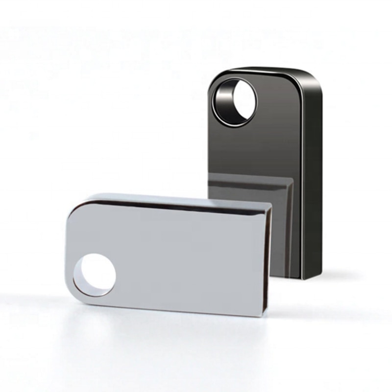 Lot de 50 mini clés USB 2.0 en métal personnalisables avec votre logo, 1/2/4/8/16/32/64 Go