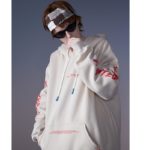 Sweat à capuche rétro peinture imprimé – Image 3