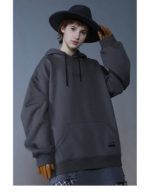 Sweat à capuche en coton ange imprimé – Image 5