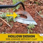 Houe en acier au manganèse pour le désherbage, jardinage sans effort – Image 4