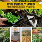 Houe en acier au manganèse pour le désherbage, jardinage sans effort – Image 3