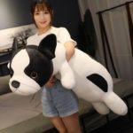 Peluche Bouledogue français coussin doux, de 80 à 120 cm – Image 3