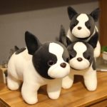 Peluche Bouledogue français doux, de 35 à 45cm