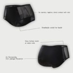 3 culottes menstruelles discrètes, 4 couches absorbantes, flux léger à abondant – Image 7