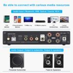 Amplificateur Bluetooth 5.0, 2 x 120W, classe D, USB DAC 24 bits/192Khz – Image 4