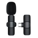 Microphone professionnel sans fil 360°, à clipser, pour diffusion en direct