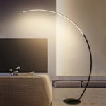 Lampadaire LED en forme d'arc avec télécommande, 170 cm – Image 4