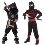 Costume guerrier Ninja, pour garçon et fille