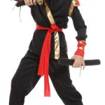 Costume guerrier Ninja, pour garçon et fille – Image 3