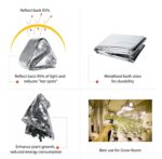 Lot de films de Mylar réfléchissants, 210 x 130 cm – Image 3