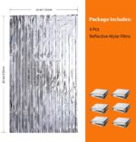 Lot de films de Mylar réfléchissants, 210 x 130 cm – Image 2
