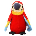 Peluche perroquet, répète vos mots et agite les ailes, 22 cm – Image 3