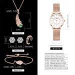 Ensemble 5 pièces, montre et bijoux pour femme, boite cadeau – Image 4