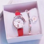 Ensemble 2 pièces, montre et bracelet pour enfant, Chat – Image 3