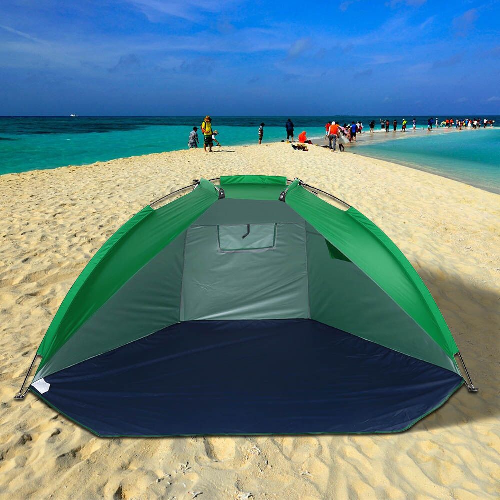 Tente de Camping pour 2 personnes, couche unique, anti-uv, abri solaire, ombrage