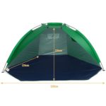 Tente de Camping pour 2 personnes, couche unique, anti-uv, abri solaire, ombrage – Image 3