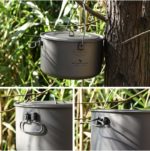 Marmite en Titane de grande capacité 2900 ml, 1950 ml, 1300 ml, Camping – Image 6