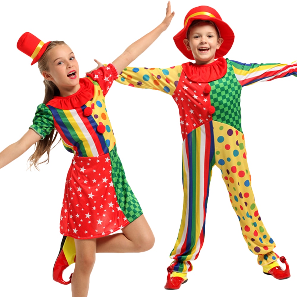Costume de Clown de cirque pour enfant
