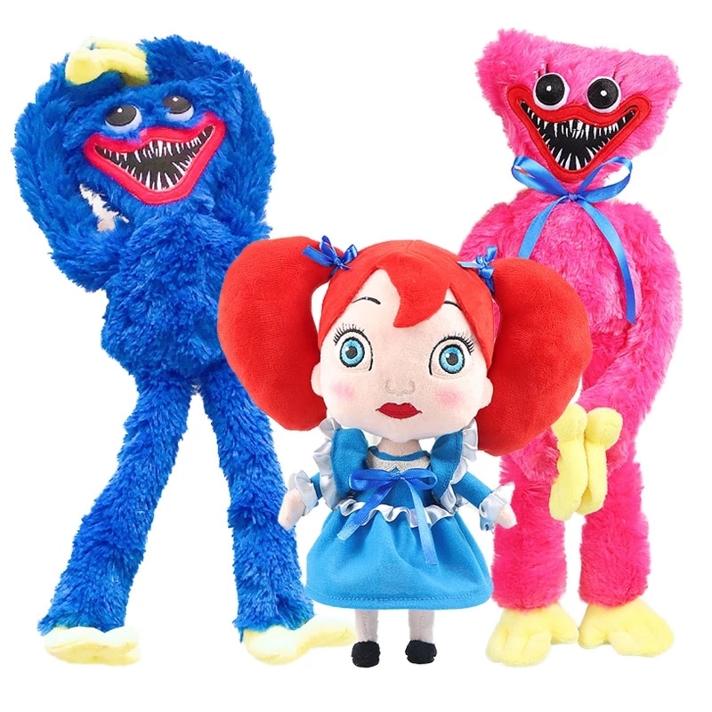 Peluche Huggy Wuggy, dessin animé, 40 cm