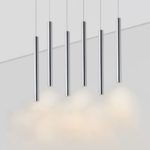 Suspension lampe LED long tube cylindrique, intensité variable, 7W