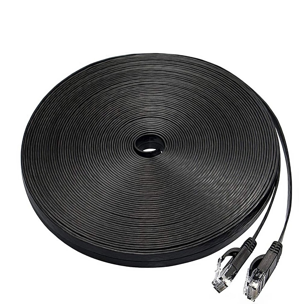 Câble réseau Ethernet plat CAT6, pour raccordement RJ45