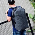 Sac à dos en toile de grande capacité, à bandoulière – Image 5