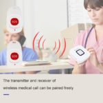 Téléavertisseur sans fil avec bouton d'appel SOS, 80 à 100 mètres – Image 4