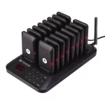 Système d’appel pour client TD157 avec clavier, Buzzers Coasters, 16 pièces