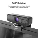 Webcam Full HD 1080P avec microphone, USB – Image 2