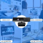 Webcam Full HD 1080P avec microphone et haut-parleur, USB, diffusion en direct – Image 6