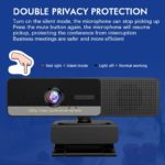 Webcam Full HD 1080P avec microphone et haut-parleur, USB, diffusion en direct – Image 4