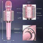 Microphone karaoké sans fil, haut-parleur, Bluetooth 5 – Image 3