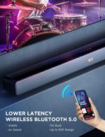 Barre de son 100W Surround, Bluetooth, Home cinéma, basse profonde, télécommande CEC – Image 5