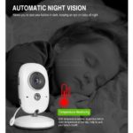 Babyphone à vision nocturne IR, talkie-walkie, mode VOX, surveillance de la température – Image 5