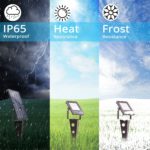 Kit de projecteurs solaires en aluminium 4 en 1, IP65, éclairage blanc chaud – Image 6