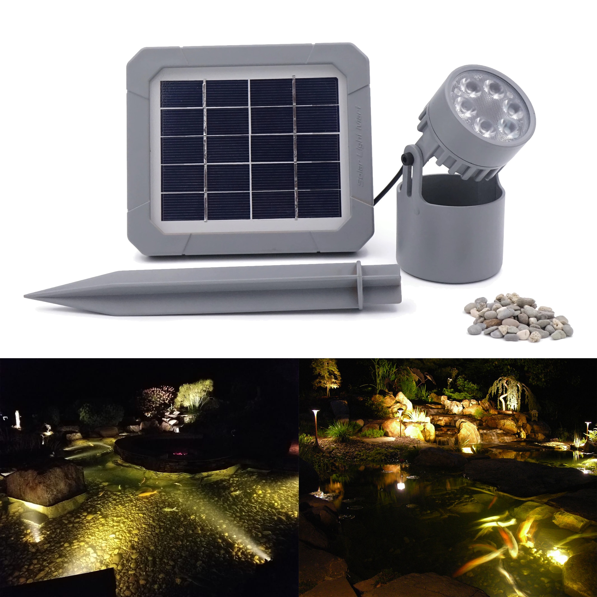 91768-lllcyl.jpg Lampe solaire submersible pour étang, IP68, allumage/extinction automatique – Image 1