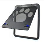 Kit de porte à rabat pour animaux de compagnie,  verrouillable magnétique, facile à installer